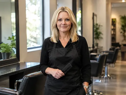 Lisa Renner in her salon